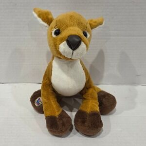 Ganz Webkinz Deer Plush Stuffed Animal Brown White Spotted Fawn HM331 Toy